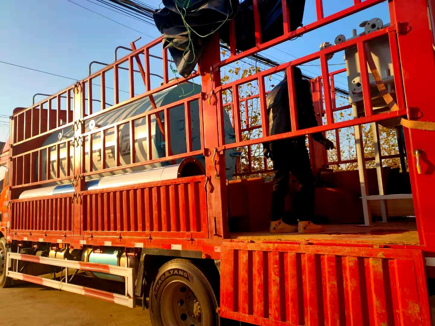 一噸蒸汽鍋爐發(fā)貨 一噸蒸汽鍋爐發(fā)貨